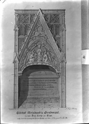 Grabmal des Bischofs Meinhard (1130/1140-1196)