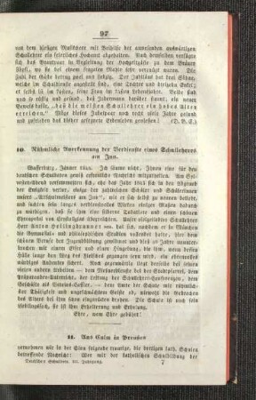 Aus Culm in Preußen