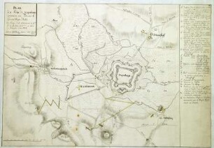 WHK 26 Deutscher Siebenjähriger Krieg 1756-1763: Plan der Belagerung von Ziegenhain, 6. bis 15. November 1762
