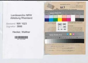 Entnazifizierung Walther Hecker , geb. 17.12.1889 (Landesrat)