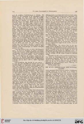 Die neuen Erwerbungen der National-Galerie
