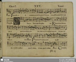 XXV. Oratio Jeremiae prophetae