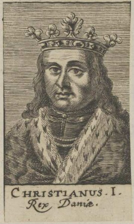 Bildnis des Christianus I., König von Dänemark