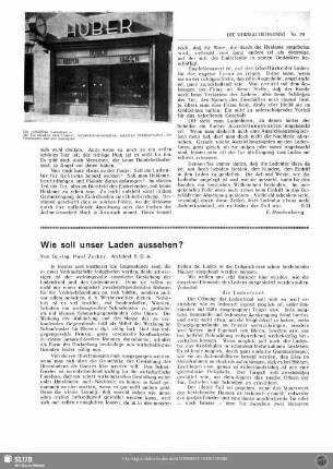 Wie soll unser Laden aussehen?