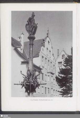 Kempten, Rathausbrunnen von 1601