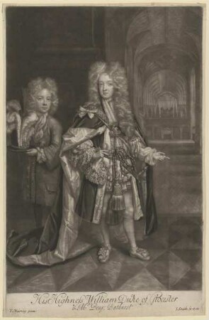 Gruppenbildnis von William, Duke of Glocester und Benjamin Bathurst