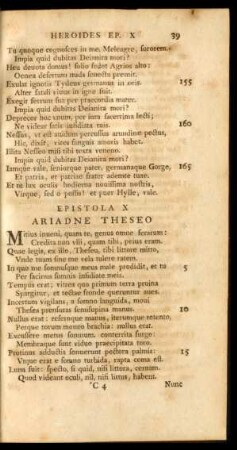Epistola X Ariadne Theseo