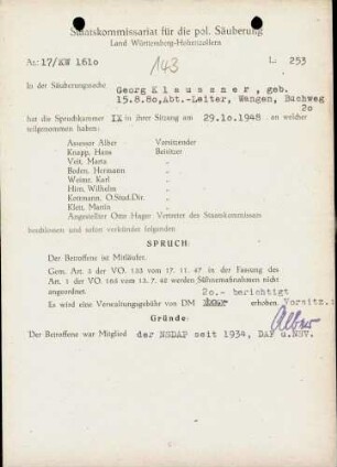 Klaussner, Georg