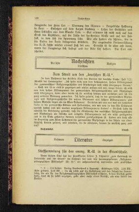 Stoffsammlung für den evang.R.-U. in der Grundschule