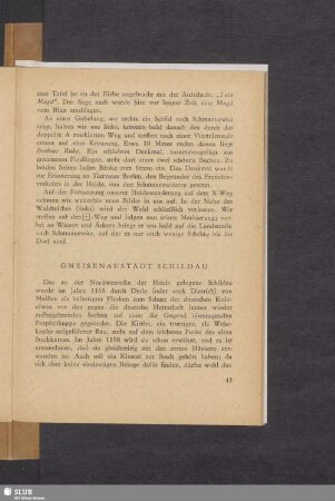 Gneisenaustadt Schildau
