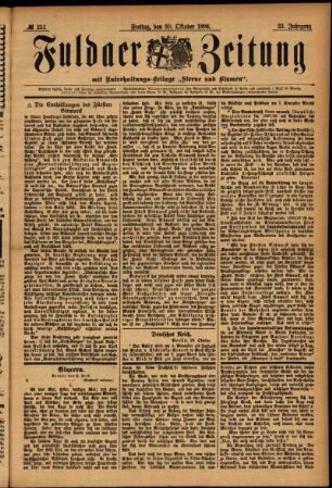 Ausgabe vom Freitag, den 30. Oktober 1896.