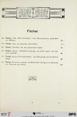 Fächer (Nr. 449-454)
