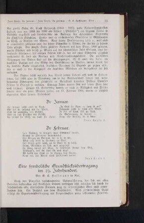 Eine symbolische Grundstücksübertragung im 19. Jahrhundert.