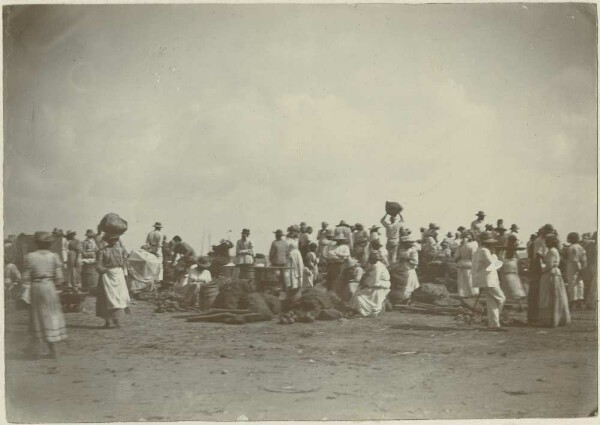 Market scene from St Kitts