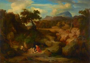 Landschaft mit dem barmherzigen Samariter