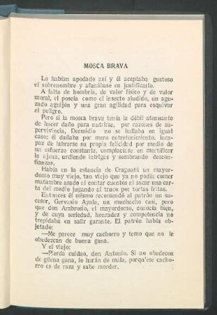 Mosca brava