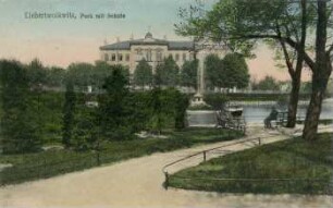 Liebertwolkwitz: Park mit Schule