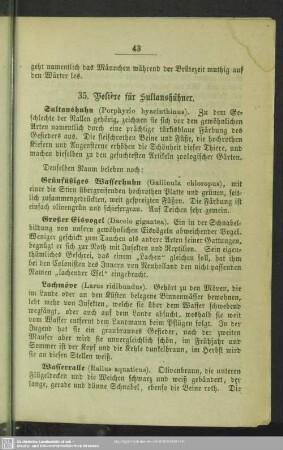 35. Voliere für Sultanshühner