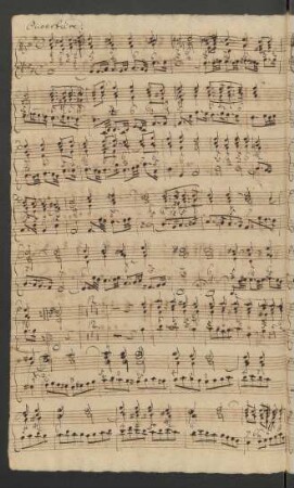 Generalbass-Aussetzung zu: J. S. Bach: Suite h-Moll BWV 1067