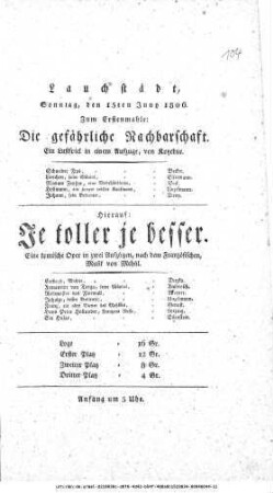 Die gefährliche Nachbarschaft