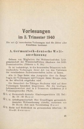 45-46, A. Germanisch-deutsche Weltanschauung