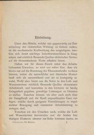 Die Motoren der elektrischen Maschinen mit Bezug auf Theorie, Construction und Betrieb : Mit 133 Abbildungen