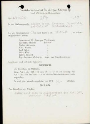 Hauser, Ernst