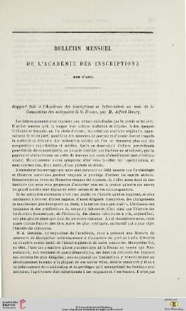 Bulletin mensuel
