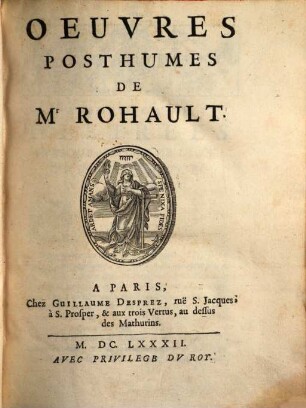 Oeuvres posthumes