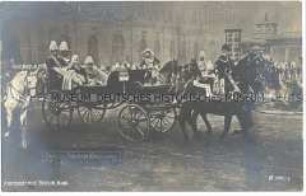 Wilhelm II. und Edward VII. in einer Kutsche