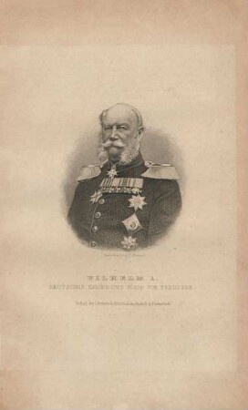 Wilhelm I., Deutscher Kaiser und König von Preussen