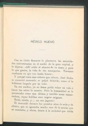 Médico nuevo