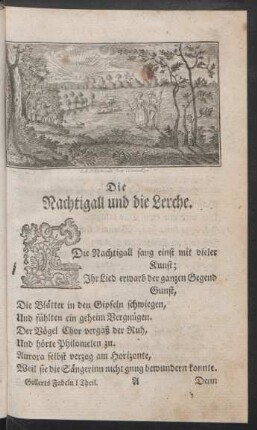 Die Nachtigall und die Lerche