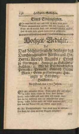 Hochzeit-Gedichte