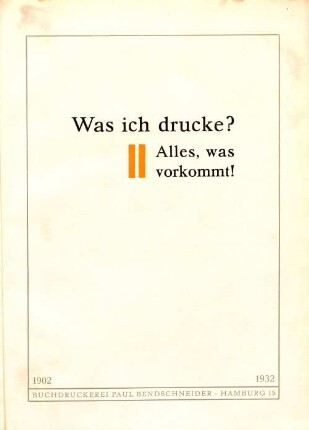 Was ich drucke? Alles, was vorkommt!