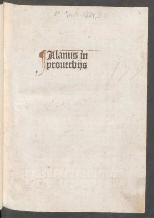 Doctrinale altum parabolarum