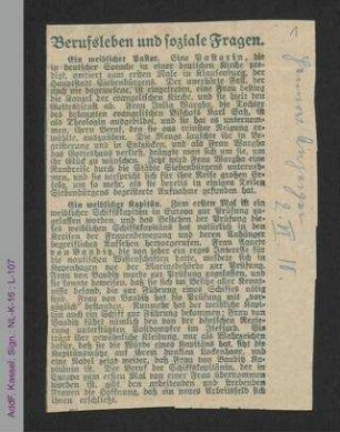 Sammlung: Theologin