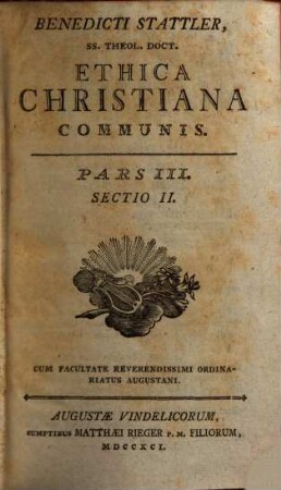 Ethica Christiana Communis, 3,2