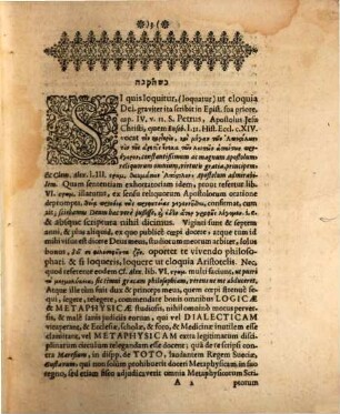 Disputatio Theologica, Ad Verba D. Petri, Ep. prior. C. IV. T. XI. Ei tis lalei, hōs logia Theu