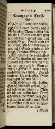 Creutz- und Trost-Lieder.