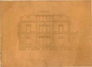 Neureuther, Gottfried von; Villa - Aufriss