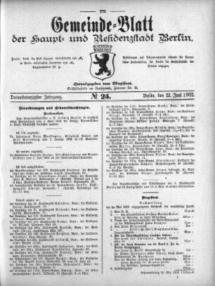 1902,25: No. 25, 22. Juni 1902