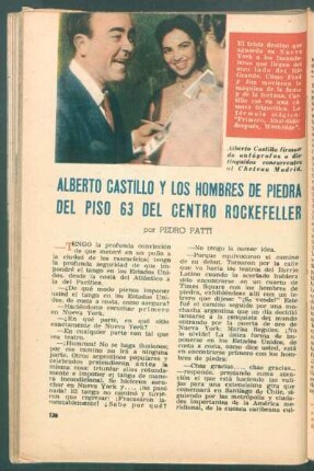 Alberto Castillo y los hombres de piedra del piso 63 del Centro Rockefeller