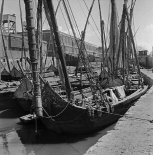 Reisefotos. Segelschiff in einem Hafen