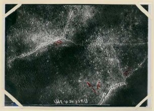Foto von Stellungen südlich der Höhe "Toter Mann" (Luftbild)