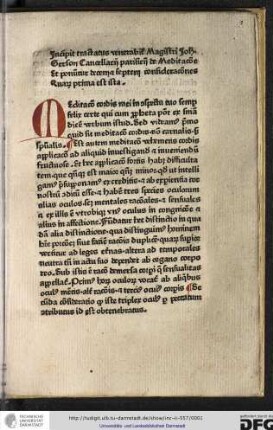 De meditatione cordis. [Enth.:] Tractatus de oratione et Expositio super septem psalmos poentitentiales