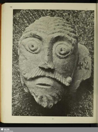 [171. Bärtiger Kopf, 2. H. 11. Jahrh.]