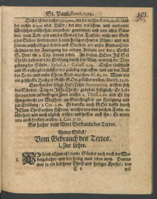 Ander Stück/ Vom Gebrauch des Textes.