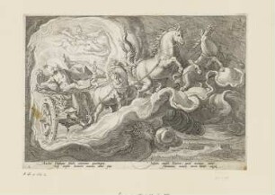 Phaethon führt den Sonnenwagen, Blatt 2 der Folge "Ovids Metamorphosen Buch II"