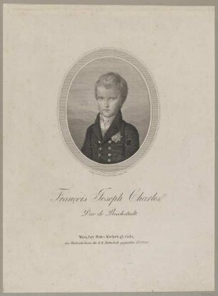 Bildnis des Francois Joseph Charles de Reichstadt